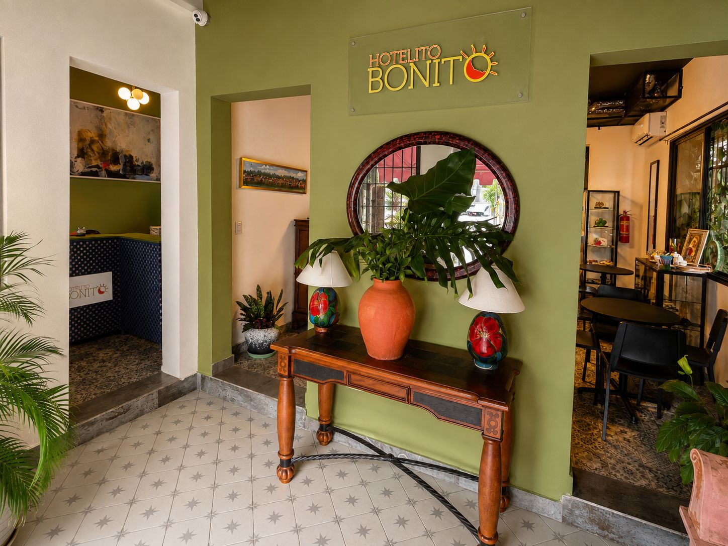Hotelito Bonito common area 2